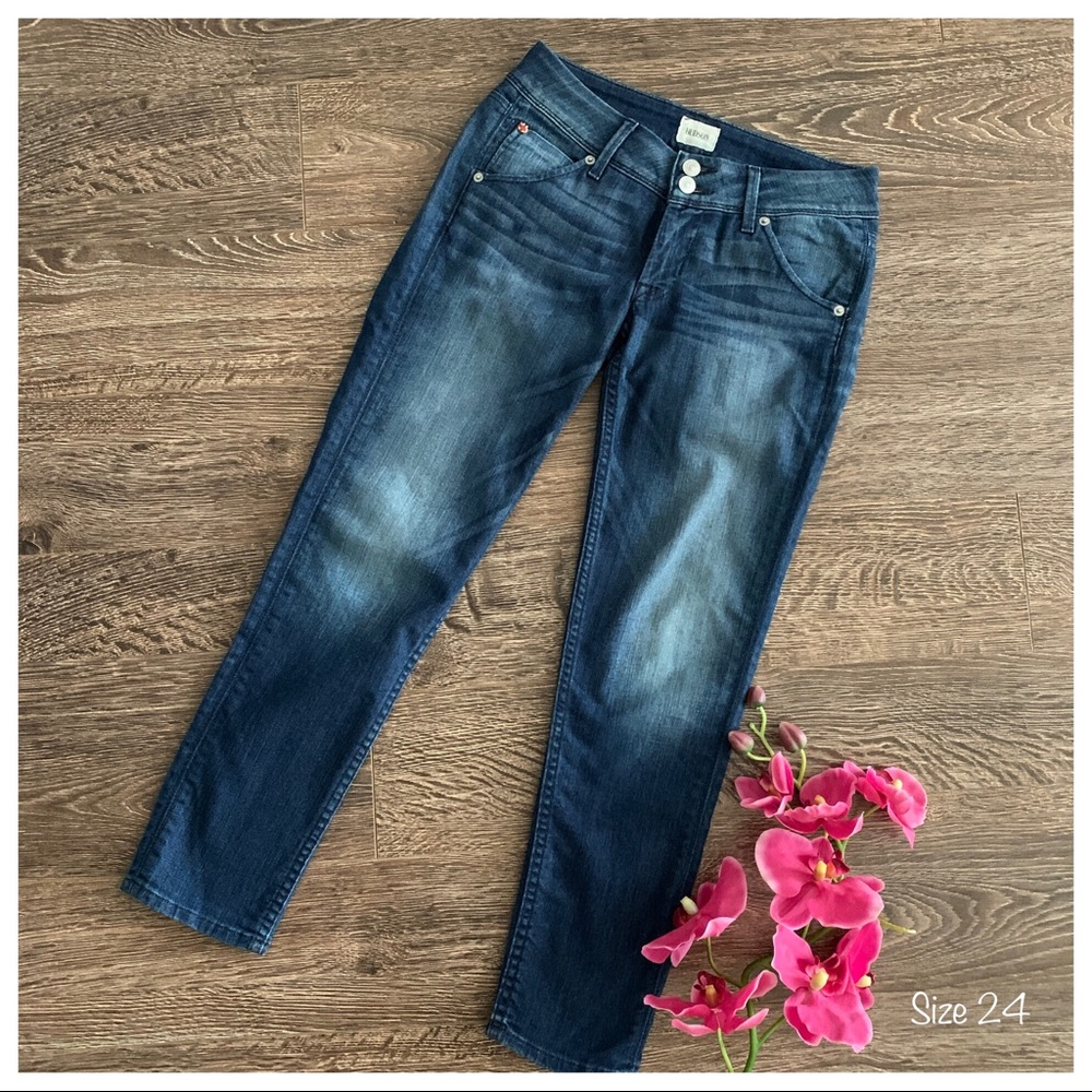 Hudson Collin Flap Skinny Crop Jeans